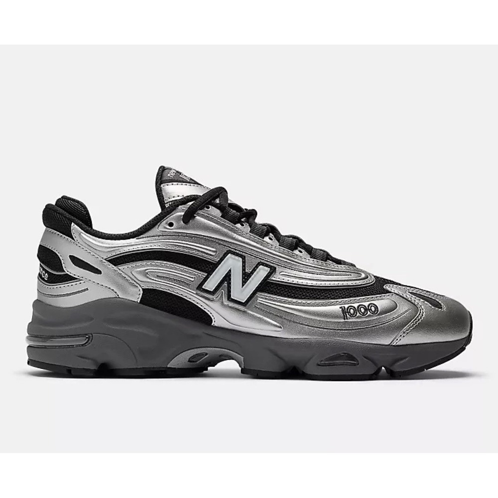 New Balance 1000 Men's Size 9.5D ‎ Grey Day 2025 Silver/Black Sneaker M1000EGR